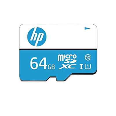 Tarjeta de Memoria HP Micro SDXC 64GB U1 Azul + Adaptador