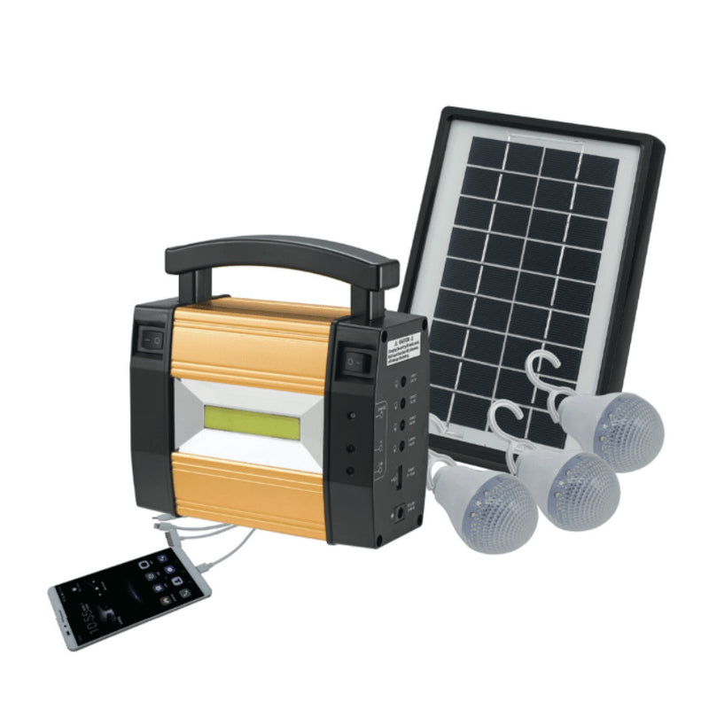 Kit De Lampara Solar Recargable Portatil Slk01