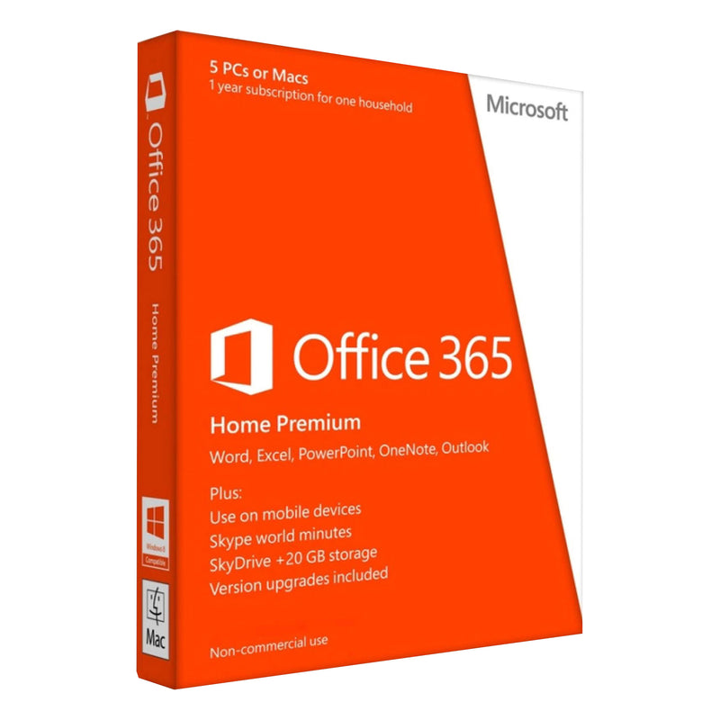 Office 365 Hogar Premium  32/64 - Subscripcion Por 1 Año