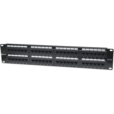 Patch Panel De Red 48 Puertos CAT5E WIREPLUS