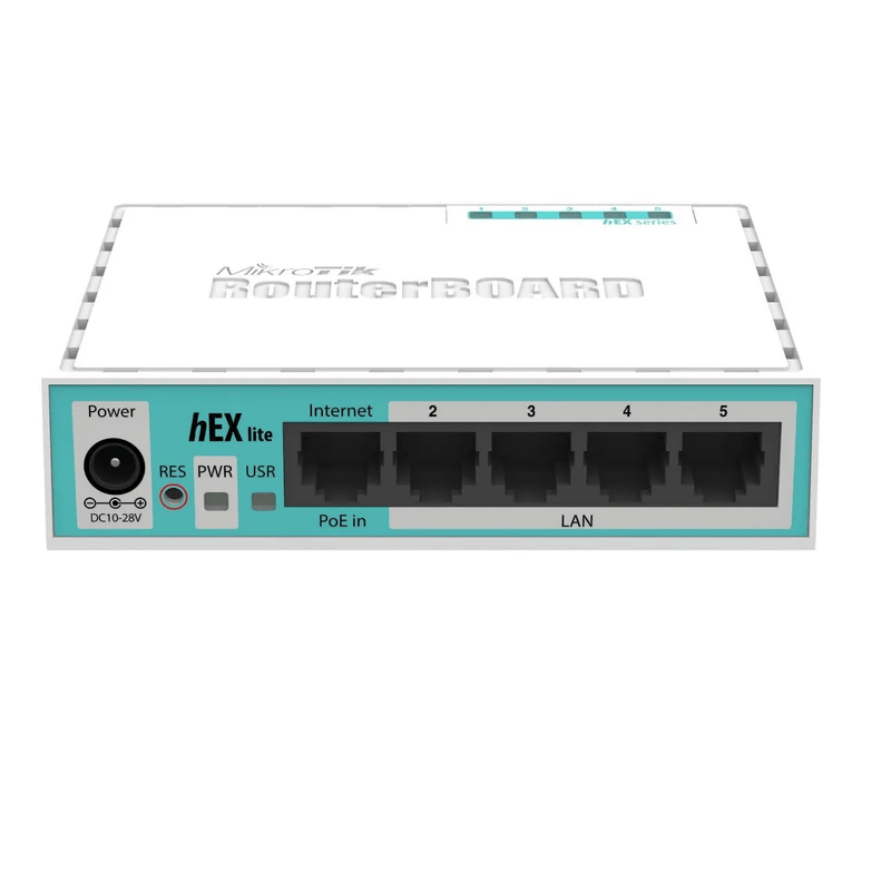 Router Mikrotik Hex Lite 5 Puertos 10/100 Router Os