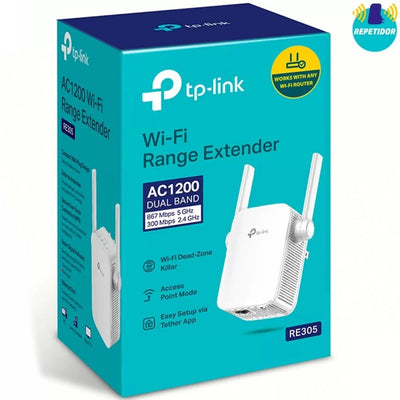 Repetidor Extensor Wifi TP-Link 1.2Gbps 5Ghz ( Re305 )