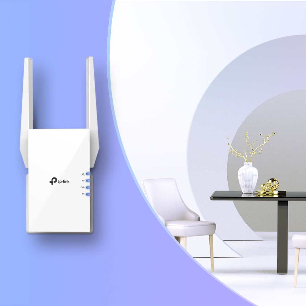 Repetidor WiFi Doble Banda TP-LINK RE505X con Tecnología Wi-Fi 6