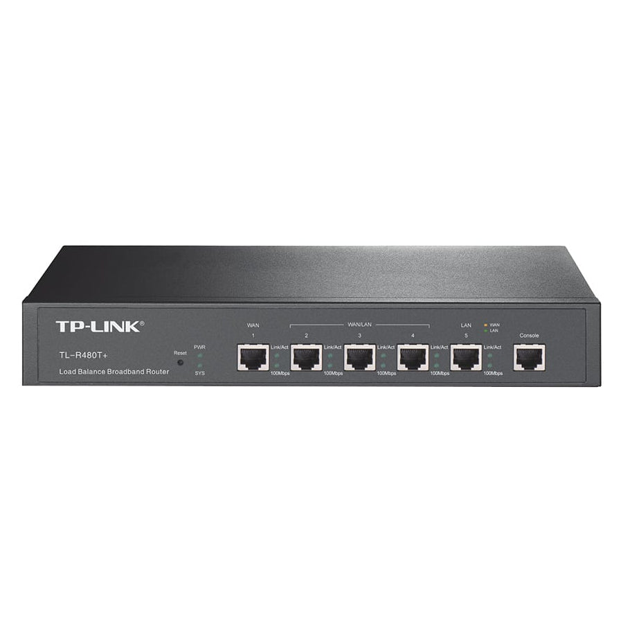 Router Balanceador de Carga TP-Link TL-R480T+ para Pequeñas Empresas