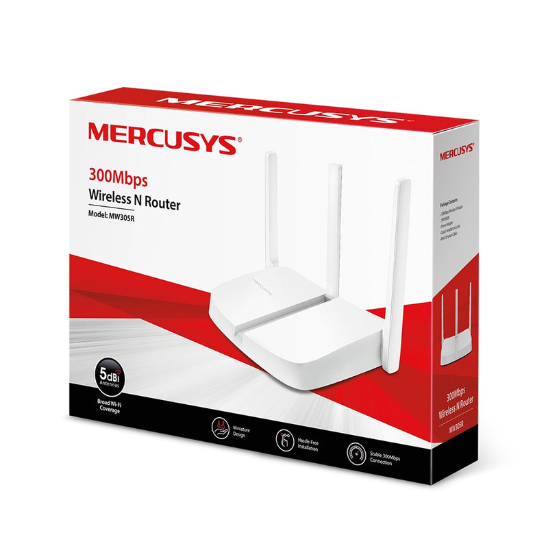 Router Mercusys 3 Antenas 300Mbps MW305R