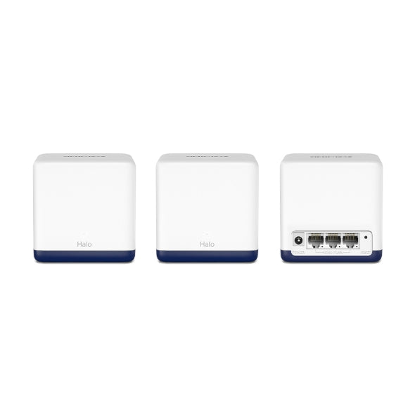 Router WiFi Mesh Mercusys Halo-H50G Pack de 3 para Conexión Total en el Hogar