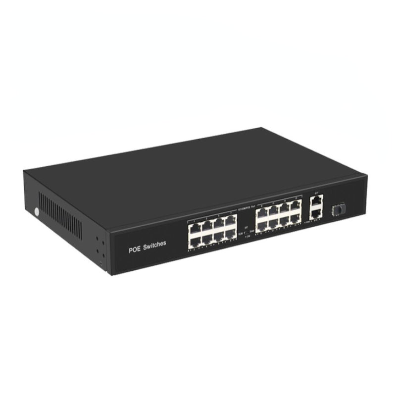 Switch Stc 16 Puertos Poe Fast Ethernet