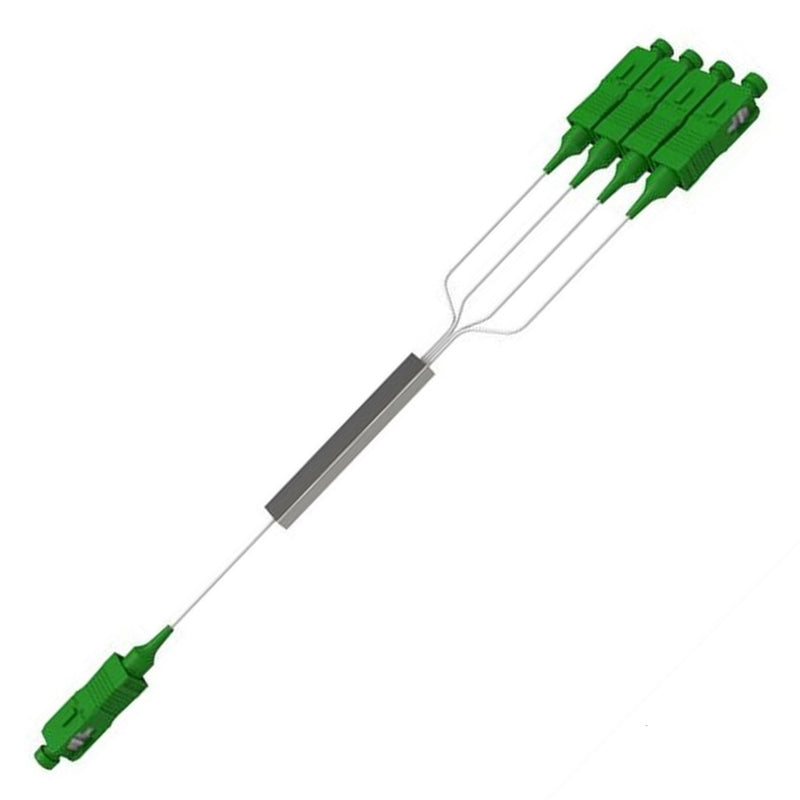 Divisor de Fibra Óptica WIREPLUS SCA 1x4 Blister X2