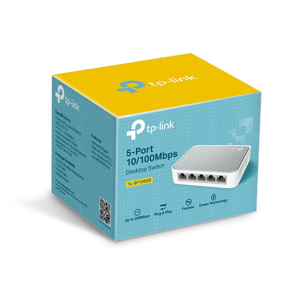 Switch de Escritorio TP-Link 5 Puertos Megabit TL-SF1005D