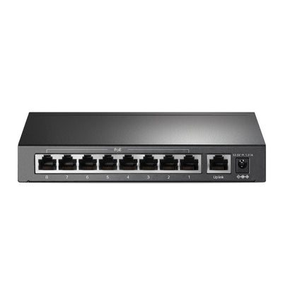 Switch Ethernet PoE TP-Link de 9 Puertos 10/100 Mbps TL-SF1009P con Alimentación y Transmisión Mejorada