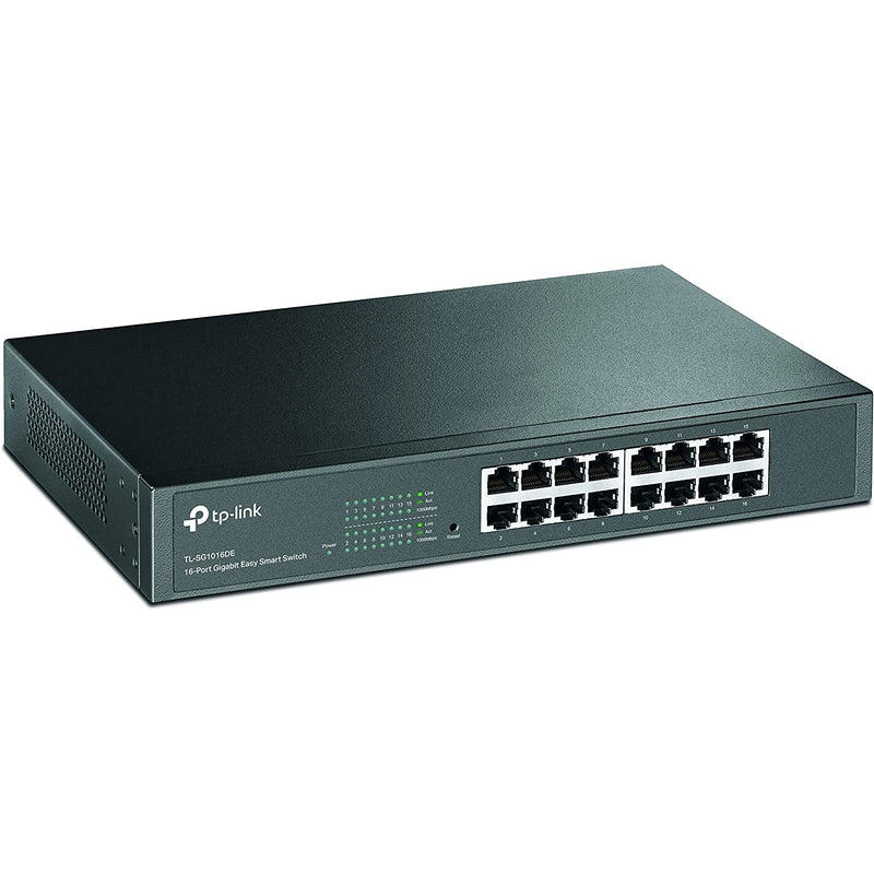Switch Tp-Link 16 Puertos Gigabit No Administrable Rackeable