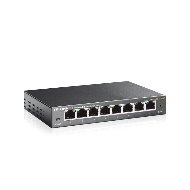 Switch TP-Link TL-SG108E de 8 Puertos Gigabit para Montaje en Escritorio