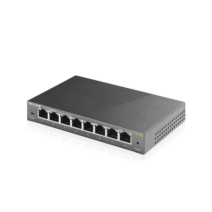 Switch TP-Link TL-SG108E de 8 Puertos Gigabit para Montaje en Escritorio