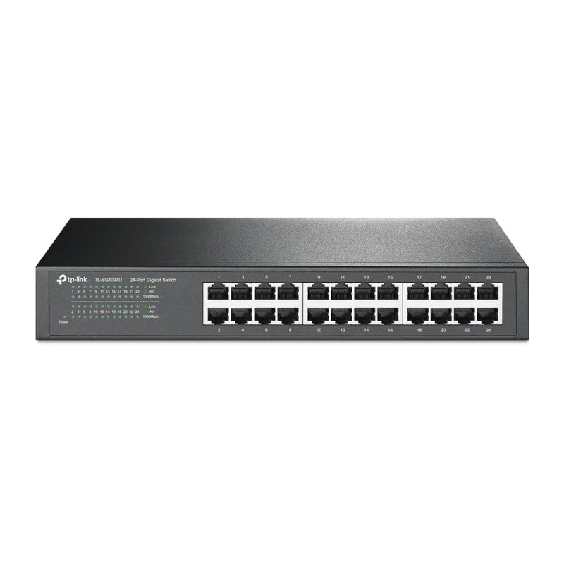 Switch TP-Link 24 Puertos Gigabit No Administrable para Rack