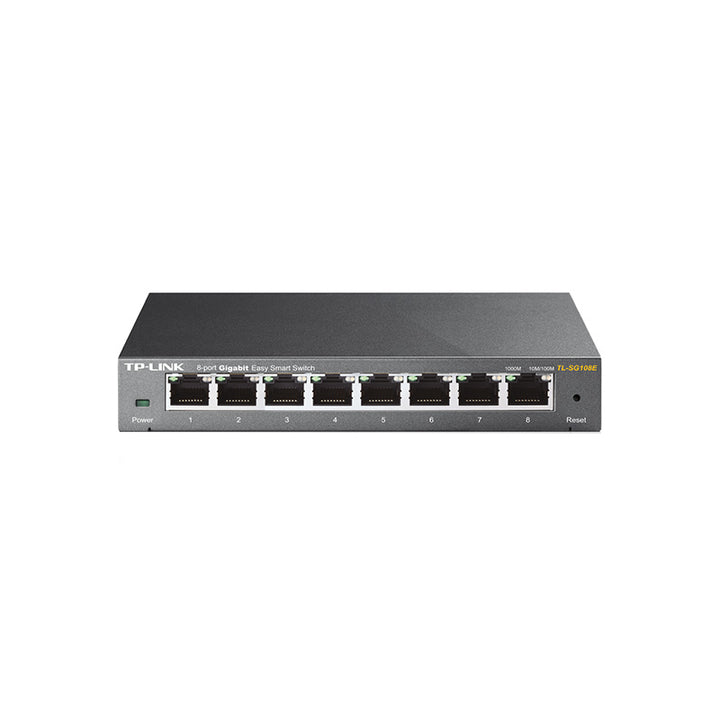 Switch TP-Link TL-SG108E de 8 Puertos Gigabit para Montaje en Escritorio