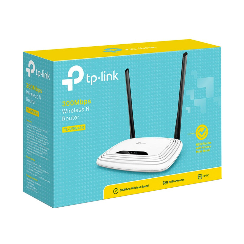 Router WiFi TP-Link 300Mbps con Doble Antena TL-WR841N