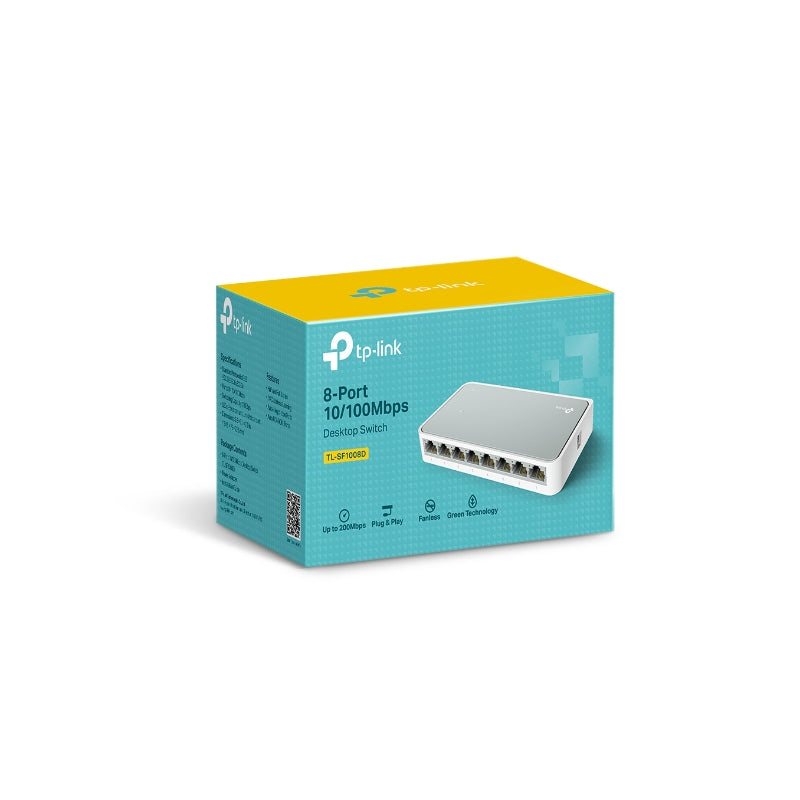 Switch TP-Link de 8 Puertos TL-SF1008D - Rendimiento Óptimo para Redes Locales