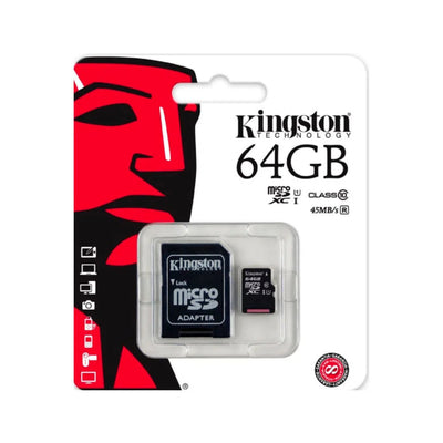 Tarjeta De Memoria Micro Sd Kingston 64Gb MICRO-KING-64GB