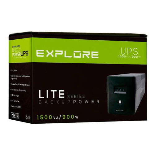 UPS Explore Lite 1500Va/900W 8 tomas XL1500