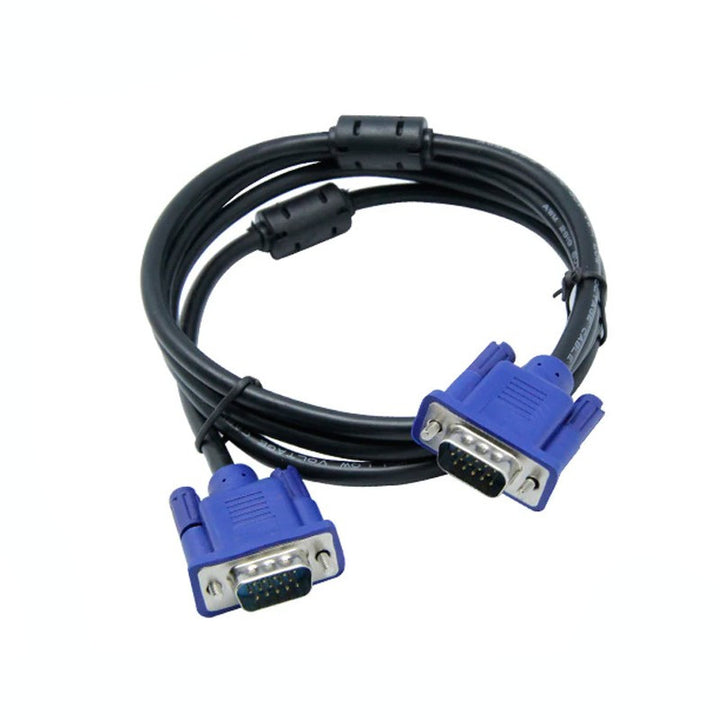 Cable VGA de 3 Metros con Conectores Blindados Azul