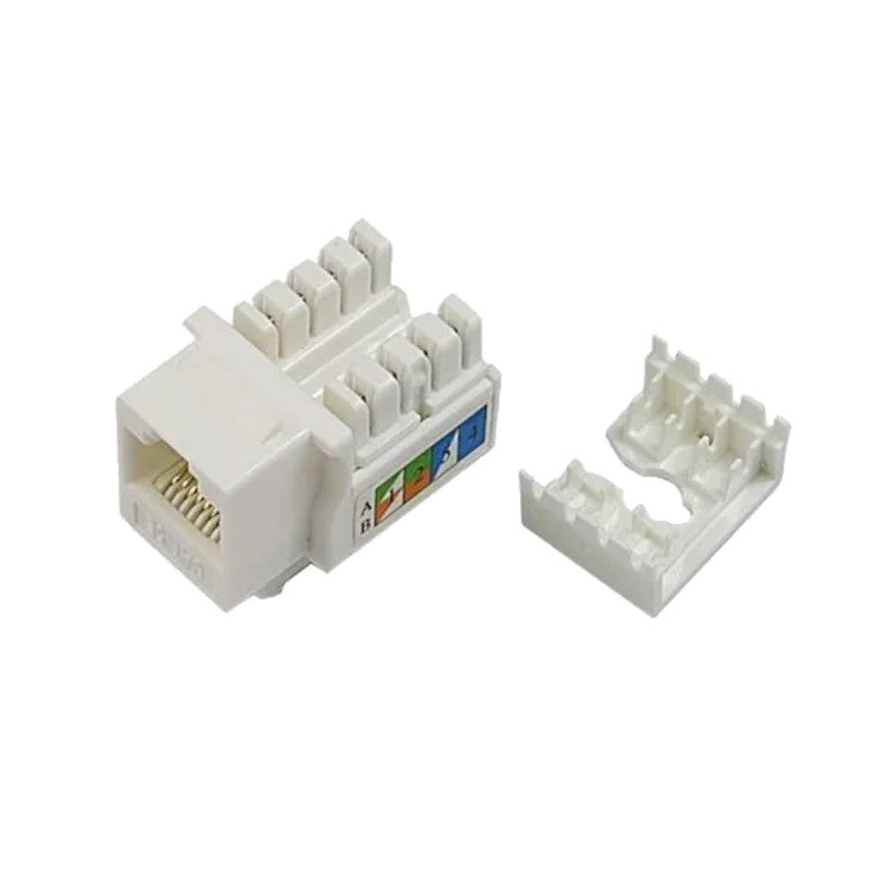 Acoplador Keystone RJ-45 Cat 6 para Cableado Estructurado