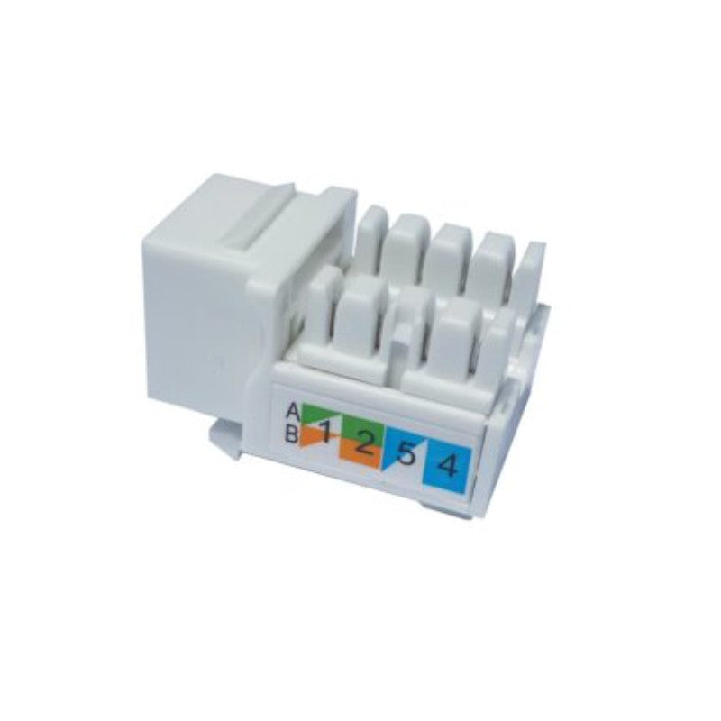 Acoplador Keystone RJ-45 Cat 6 para Cableado Estructurado