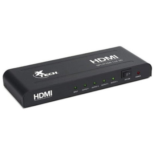 Divisor Amplificador HDMI 4 Puertos - Hub de Conexión para Múltiples Pantallas