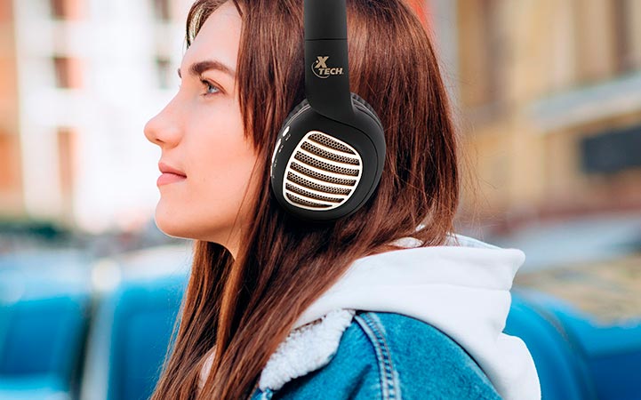 Auriculares Bluetooth con Micrófono - Palladium - Color Negro