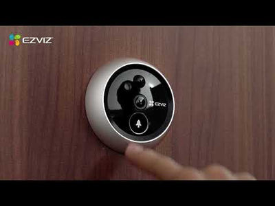 Timbre Inteligente EZVIZ DP2C con pantalla y Cámara HD 1080P