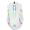 Mouse USB Griffin RGB Chroma 7 Botones Redragon M607W - Ergonomía Avanzada y Personalización LED