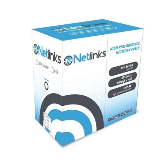 Cable UTP Cat5E Netlinks 305 m - Solución Ideal para Redes