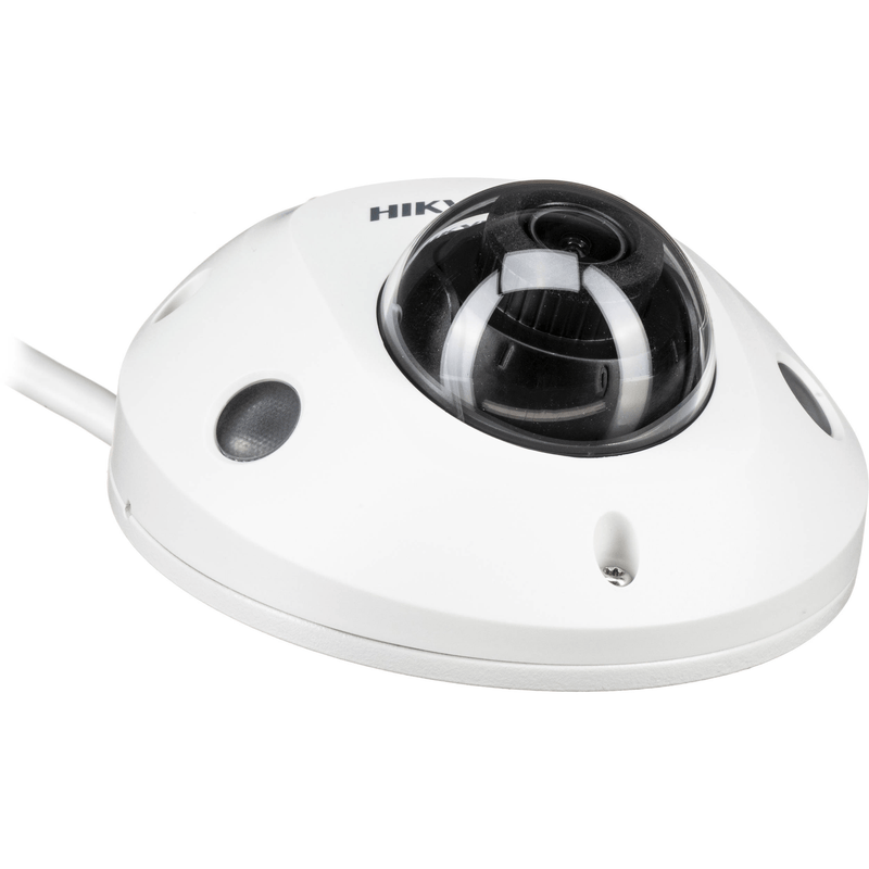 Cámaras de Seguridad Hikvision Mini Domo 4 MP con Audio 2.8mm DS-2CD2543G0-IWS