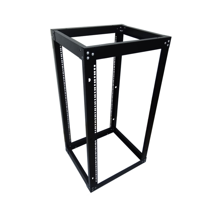 Rack Abierto de Piso Metalnet 22U - Gabinete de 4 Postes en Color Negro 01PT632