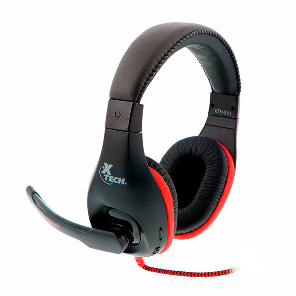 Auriculares Estéreo con Micrófono Gaming Ominous - Rojo